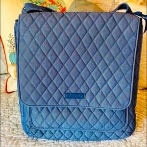 Vera Bradley Denium Carson Crossbody Pirse